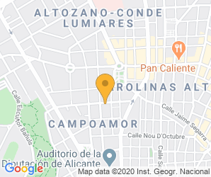 Localización de Centro Sagrada Familia