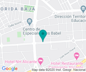 Localización de Instituto Antonio José Cavanilles