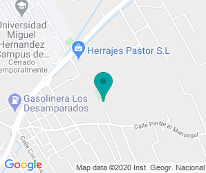 Localización de Colegio Virgen De Los Desamparados