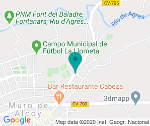 Localización de Instituto Serra Mariola