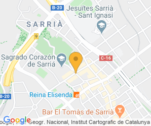Localización de Centro Sagrat Cor - sarrià