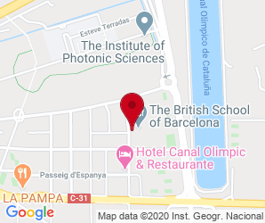 Localización de The British School of Barcelona - Campus BSB Castelldefels
