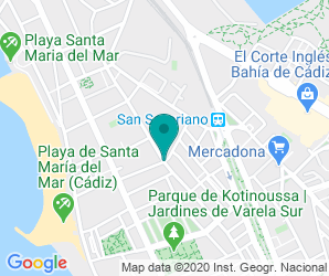 Localización de Centro Institución Provincial Gaditana