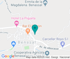 Localización de I.E.S. Alfonso XVIII (sección De Benasal)