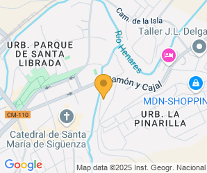 Localización de Colegio Episcopal Sagrada Familia de Sigüenza