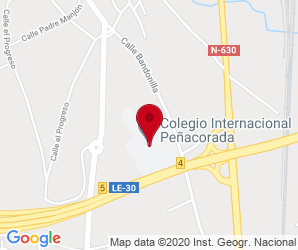 Localización de Colegio Internacional Peñacorada