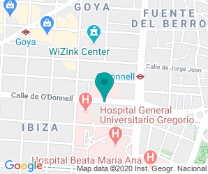 Localización de CP Ee Hospital Gregorio Marañon