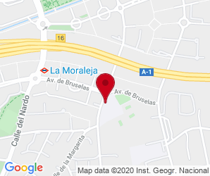 Localización de Colegio Brains La Moraleja