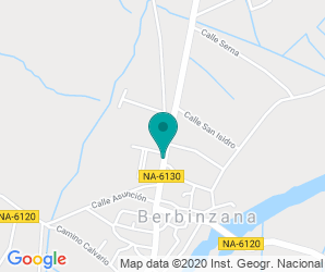 Localización de Colegio Berbinzana Rio Arga