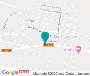 Localización de Colegio Orkoien San Miguel