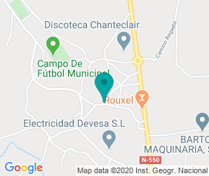 Localización de Colegio Baño - xanza