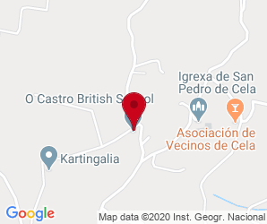 Localización de O Castro British School