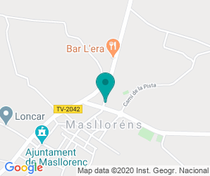 Localización de Colegio Berenguer De Montoliu - Zer Els Ceps