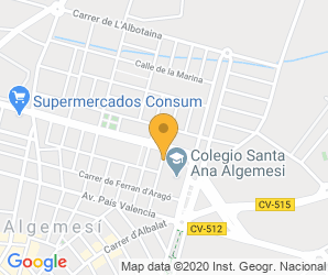 Localización de Centro Santa Ana