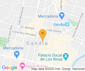 Localización de Escolapias Gandia