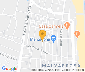 Localización de Escuelas Pías - malvarrosa