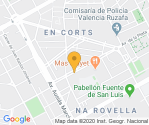 Localización de Colegio Salesiano San Juan Bosco Valencia