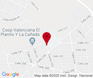 Localización de El Plantío Internacional School