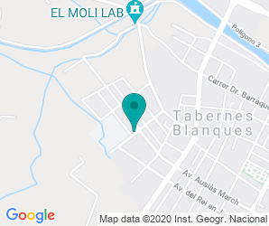 Localización de Instituto de Tavernes Blanques