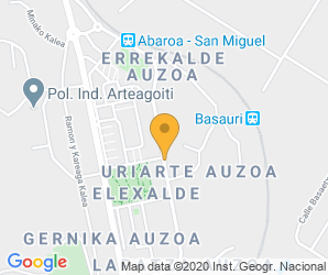 Localización de Centro Cooperativa Basauri